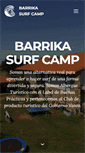 Mobile Screenshot of barrikasurfcamp.com
